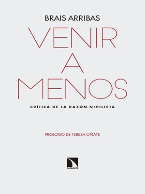 cover image of Venir a menos